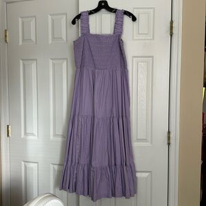 abercrombie lavender maxi dress